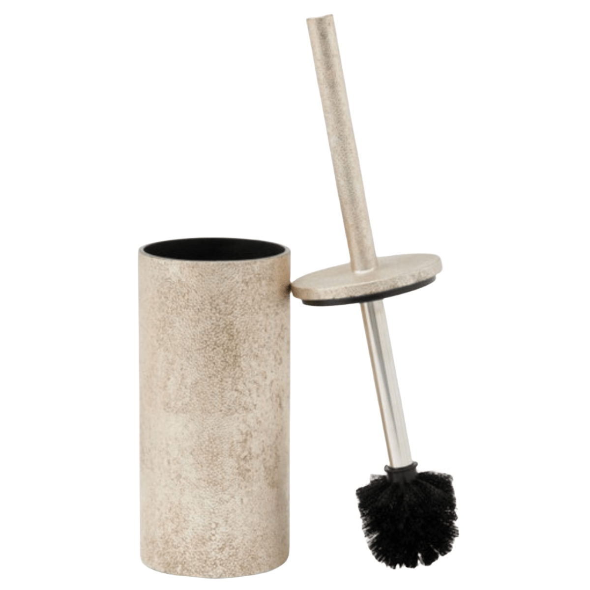 Manchester Bath Collection - Warm Silver Realistic Faux Shagreen Bath Accessory