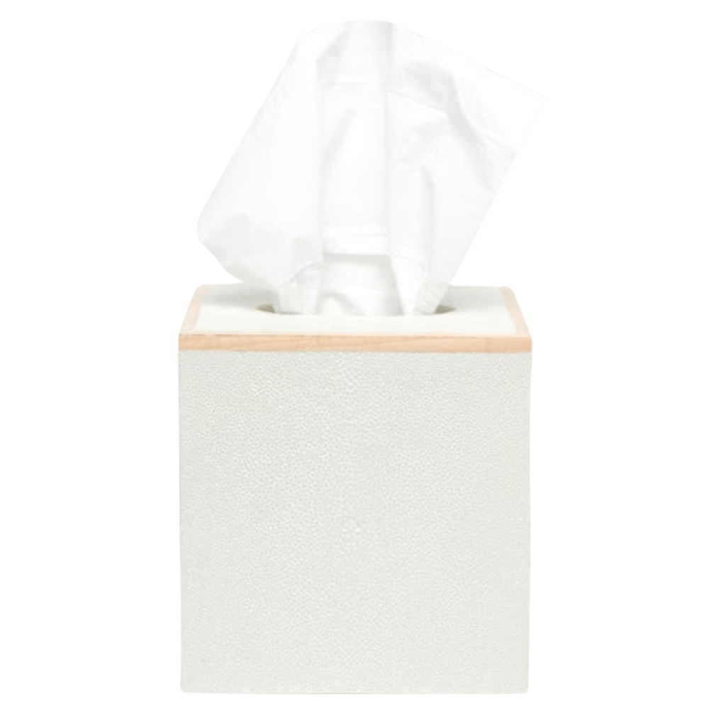 Manchester Tissue Box Bath Accessory 01MANC-WH-TBSQ