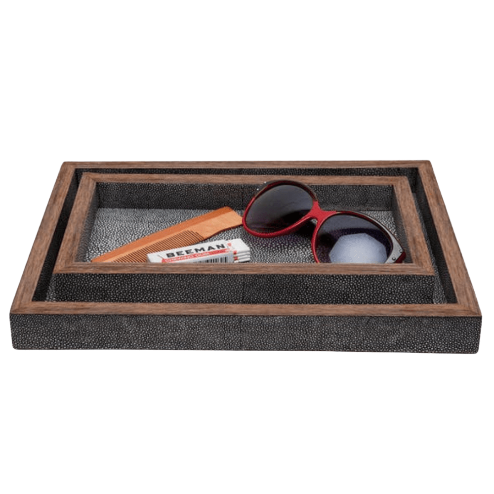 Manchester Tray (Set of 2) Bath Accessory 01MANC-GY-TRRS