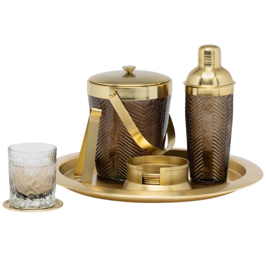 Mancini Gold Bar Collection Drinkware