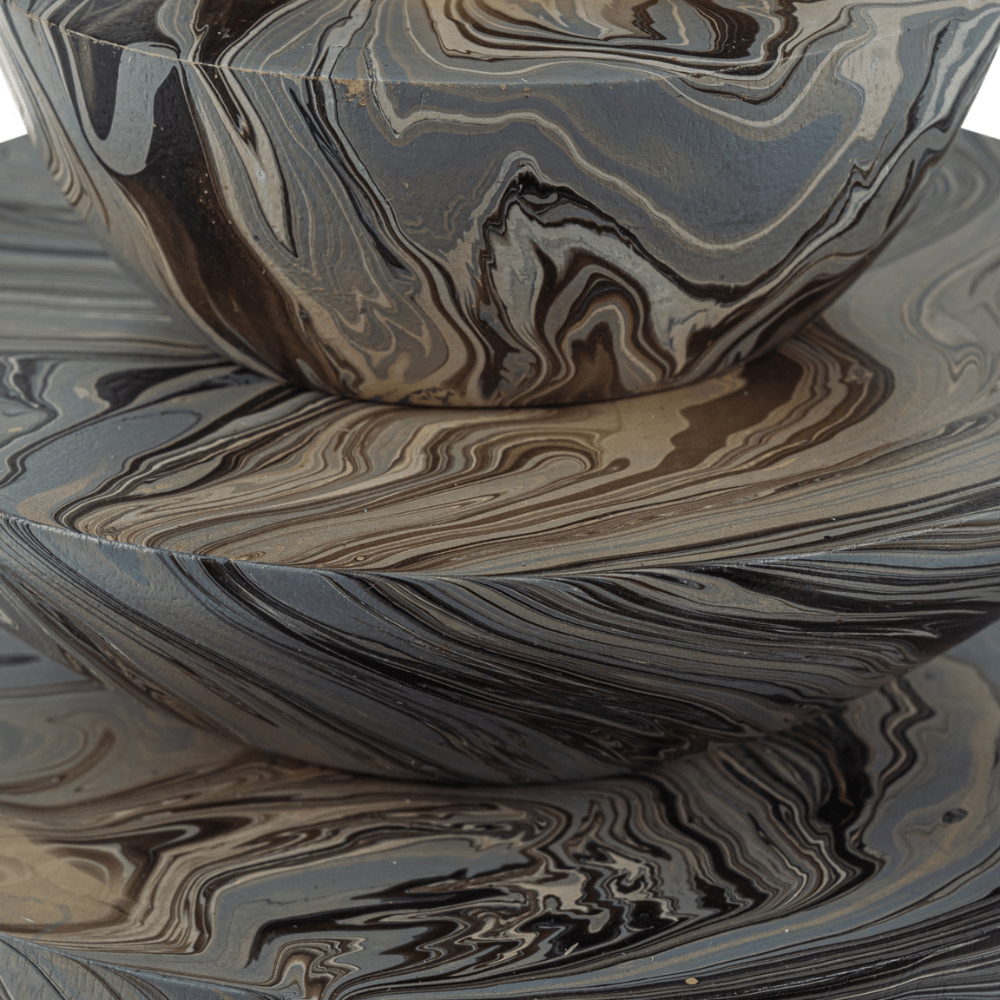 Marbleized Stacking Box (Set of 3) Decor 1200-1049 00633306063280