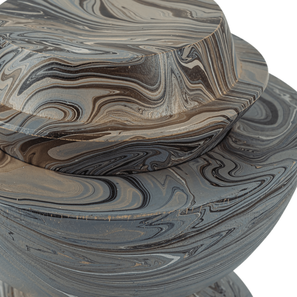 Marbleized Stacking Box (Set of 3) Decor 1200-1049 00633306063280