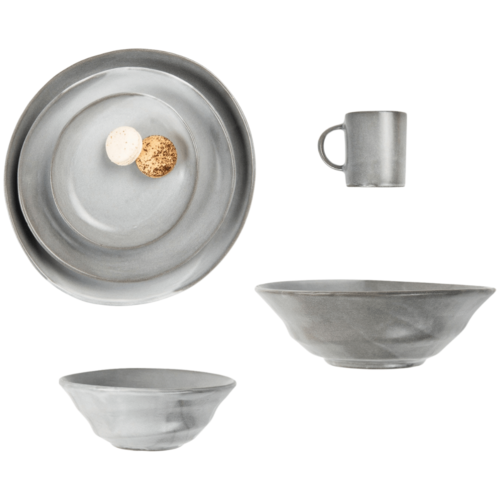 Marcus Cement Glaze Dinnerware (Pack of 4) Dinnerware