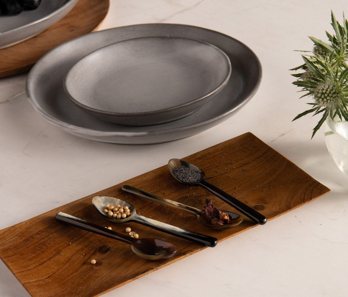 Marcus Cement Glaze Dinnerware (Pack of 4) Dinnerware