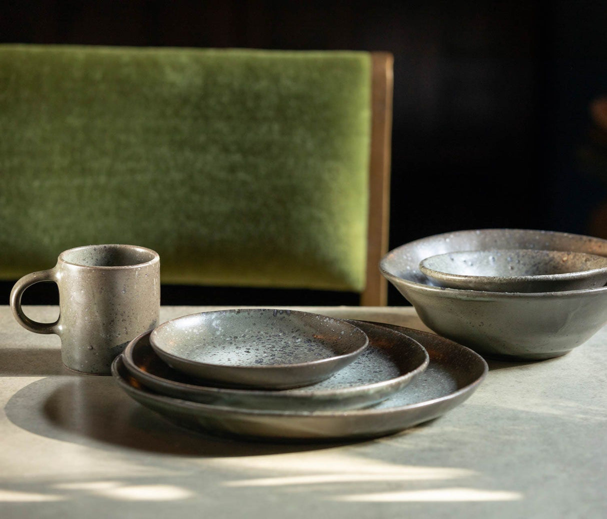 Marcus Gray Salt Glaze Dinnerware (Pack of 4) Dinnerware