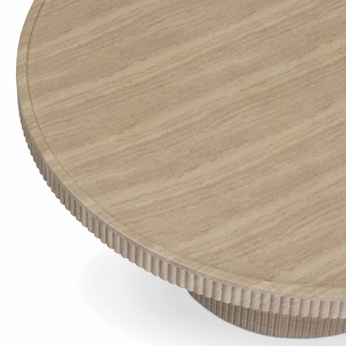 Marcy Indoor/Outdoor Round Coffee Table Outdoor Coffee Tables