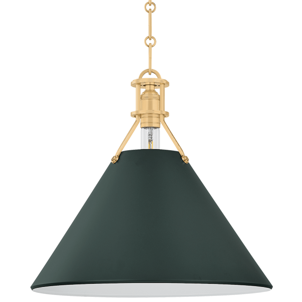 Mark D. Sikes Painted No. 2 Pendant Pendant Lighting MDS352-AGB/SSG 806134985219