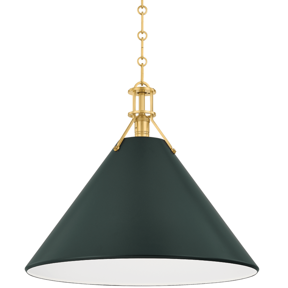 Mark D. Sikes Painted No. 2 Pendant Pendant Lighting MDS352L-AGB/SSG 806134994679