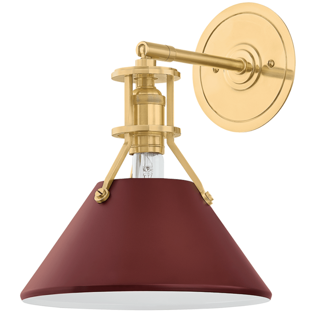 Mark D. Sikes Painted No. 2 Sconce Wall Lighting MDS350-AGB/CRN 806134985110