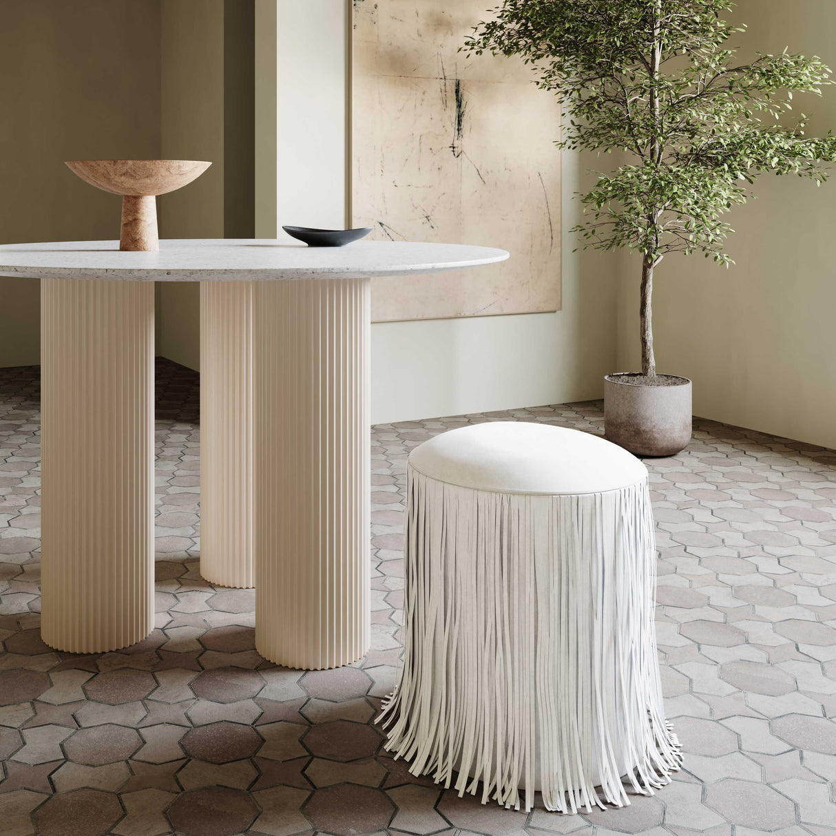Marla Indoor/Outdoor Dining Table Outdoor Dining Tables TOV-D54289 793580632524