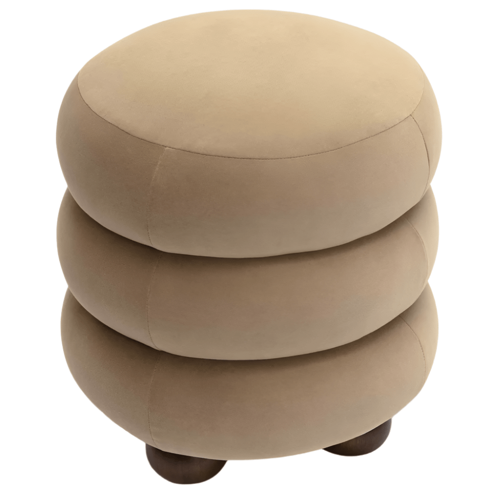 Marlow Velvet Ottoman Ottoman