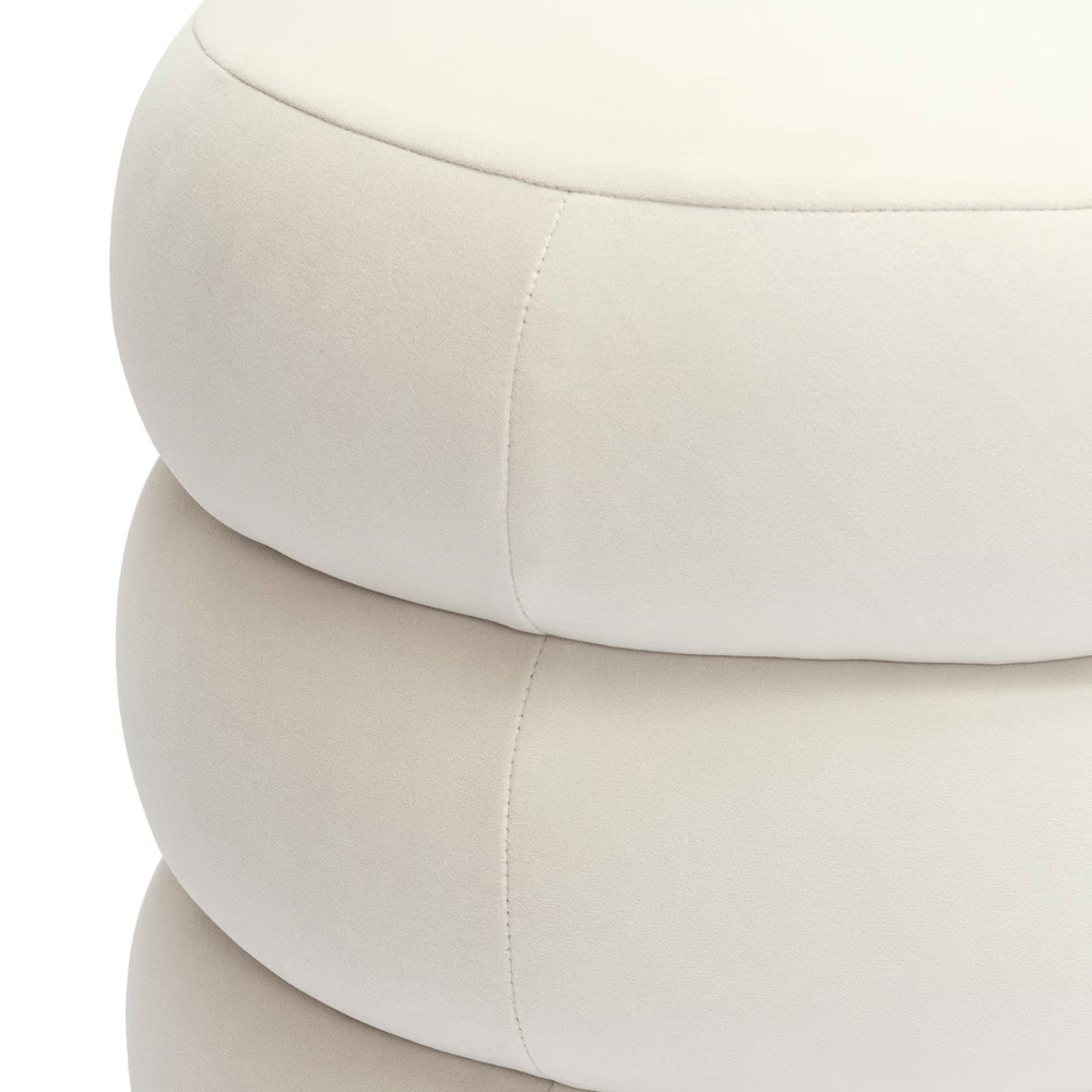 Marlow Velvet Ottoman Ottoman