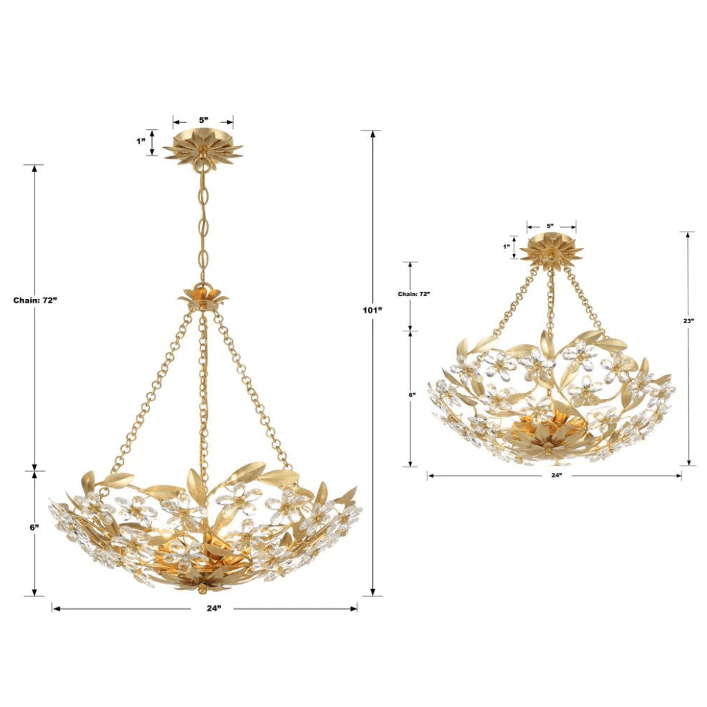 Marselle 6 Light Chandelier