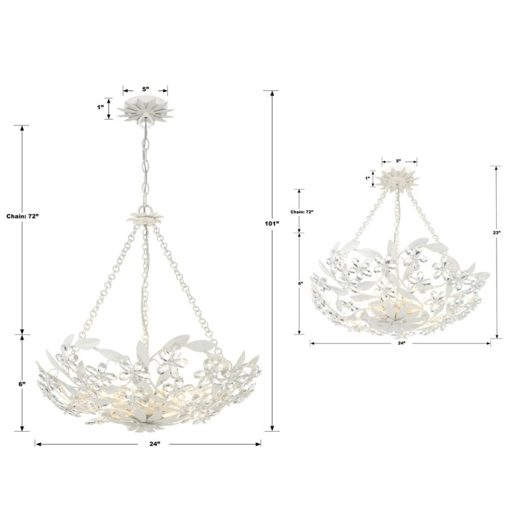 Marselle 6 Light Chandelier
