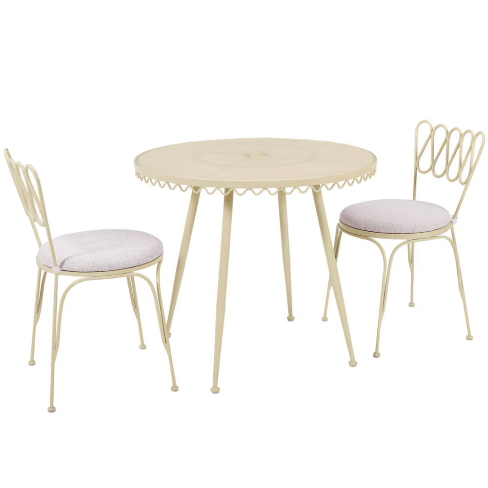 Marta Wrought Iron Outdoor Café Table Tables