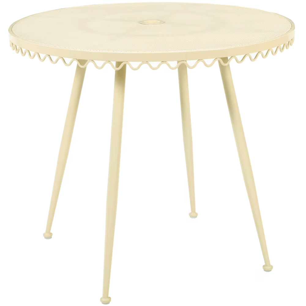 Marta Wrought Iron Outdoor Café Table Tables TOV-O18671 793580634856