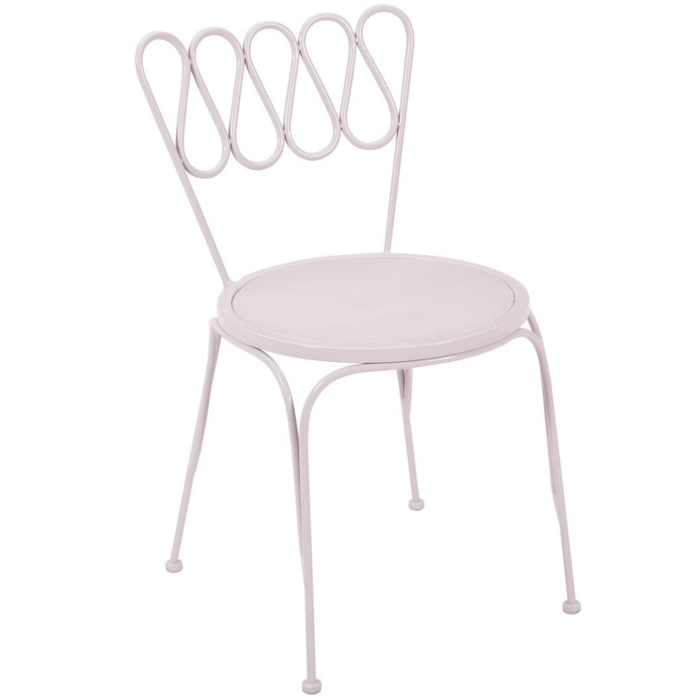 Marta Wrought Iron Outdoor Chair Chair
