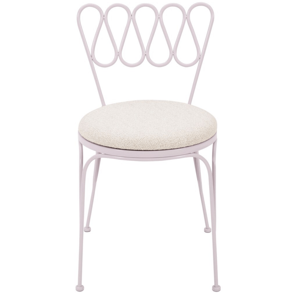 Marta Wrought Iron Outdoor Chair Chair TOV-O18666 793580634801