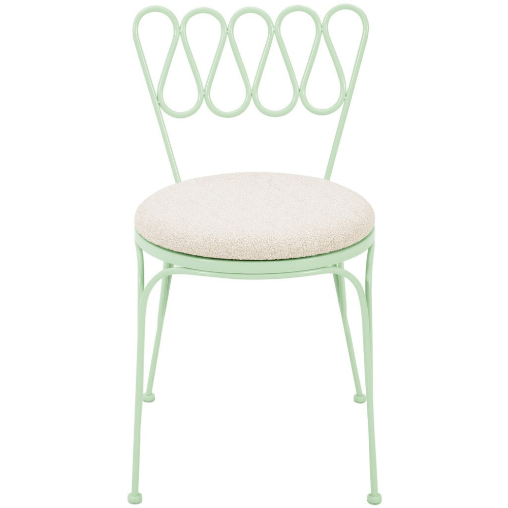 Marta Wrought Iron Outdoor Chair Chair TOV-O18667 793580634818