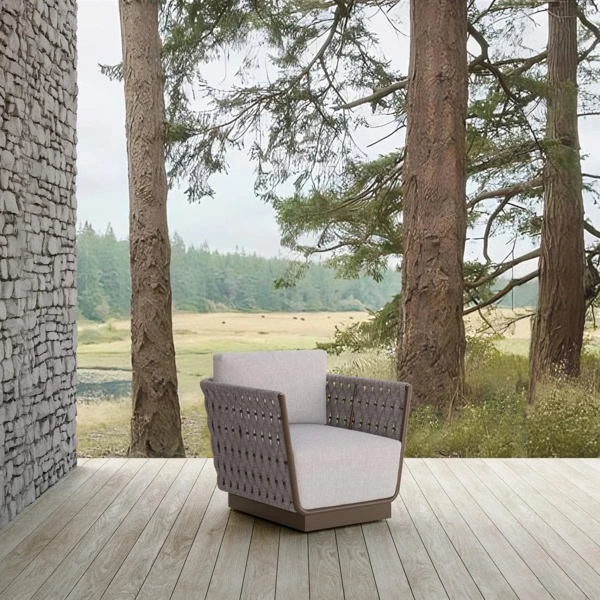 Maui Swivel Club Chair Swivel Chair MAU-R22S1S-CU