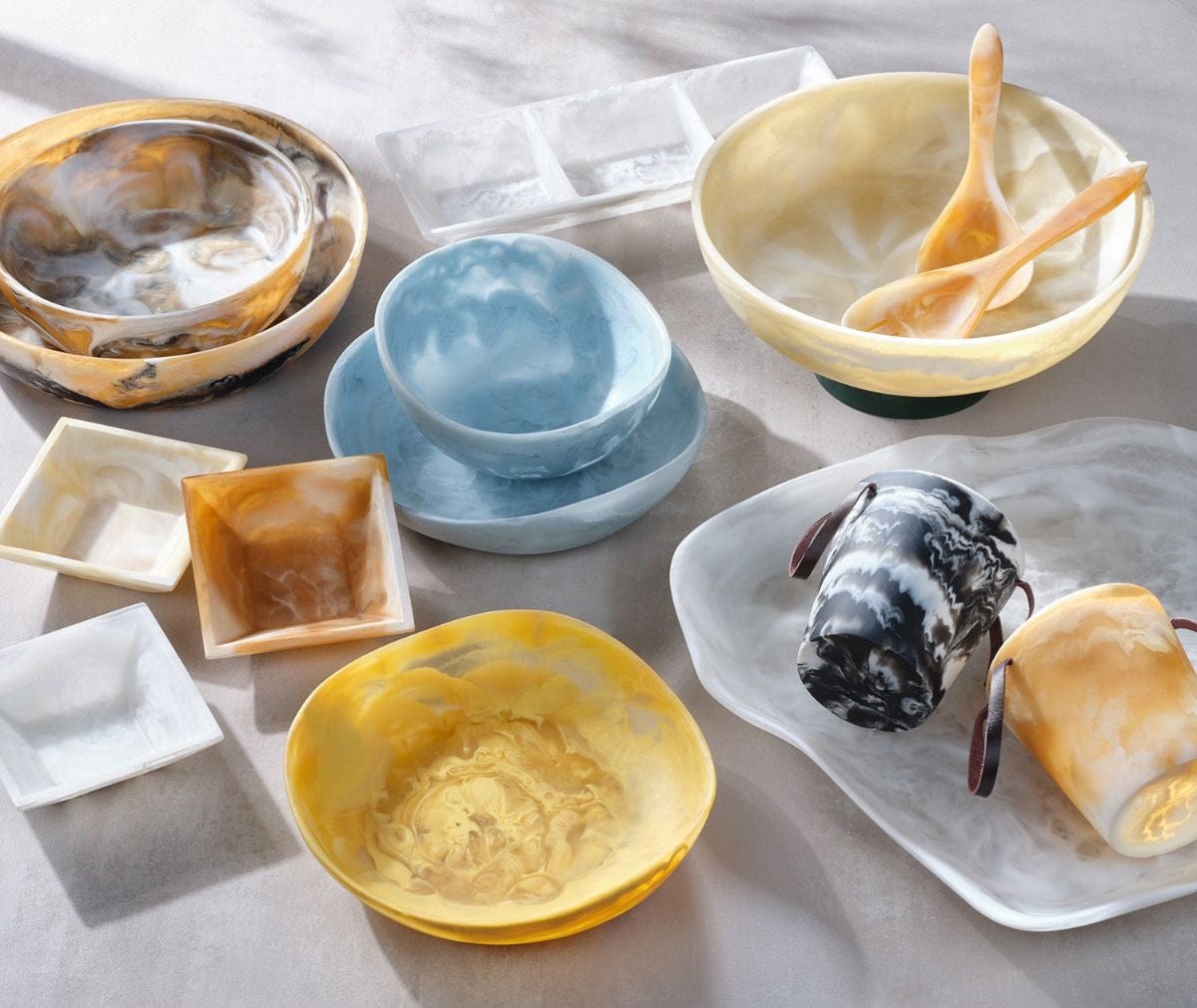 Mazzy Serving Bowls Set Serving Platters + Bowls