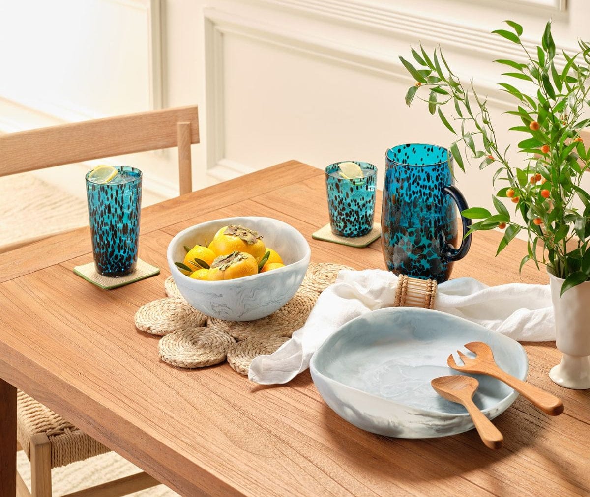 Mazzy Serving Bowls Set Serving Platters + Bowls