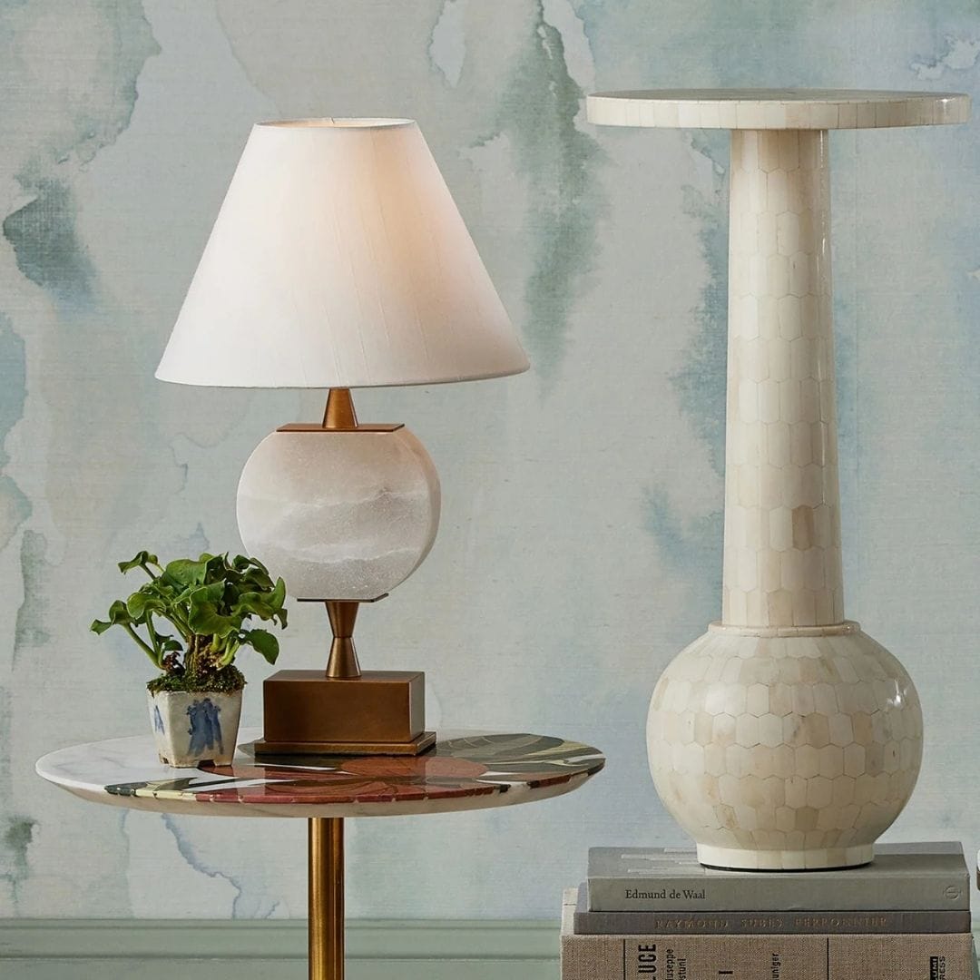 Meandro White Cordless Table Lamp Table + Desk Lamps 6700-0022