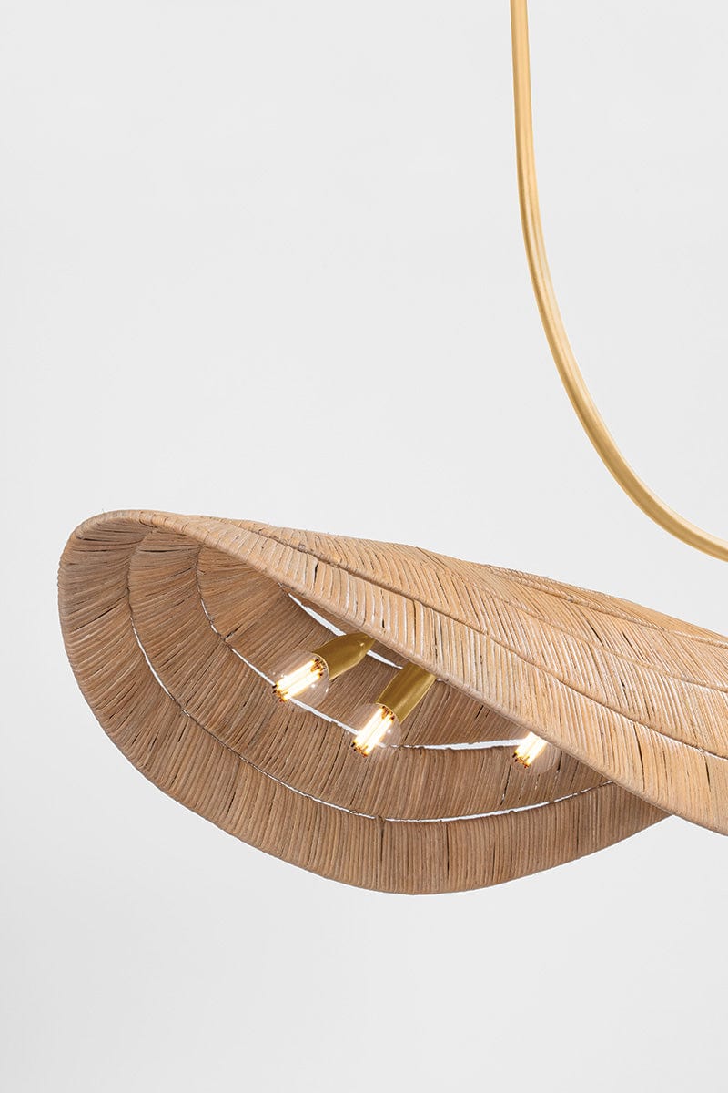 Medea Linear Pendant Woven Pendant