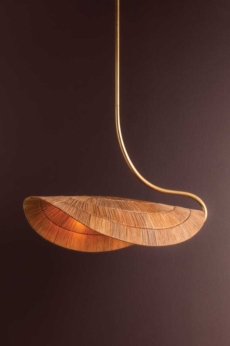 Medea Linear Pendant Woven Pendant