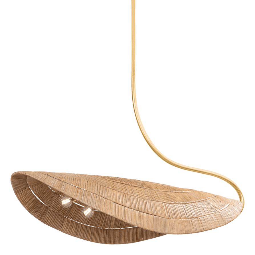 Medea Linear Pendant Woven Pendant