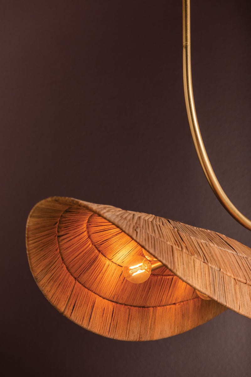 Medea Linear Pendant Woven Pendant