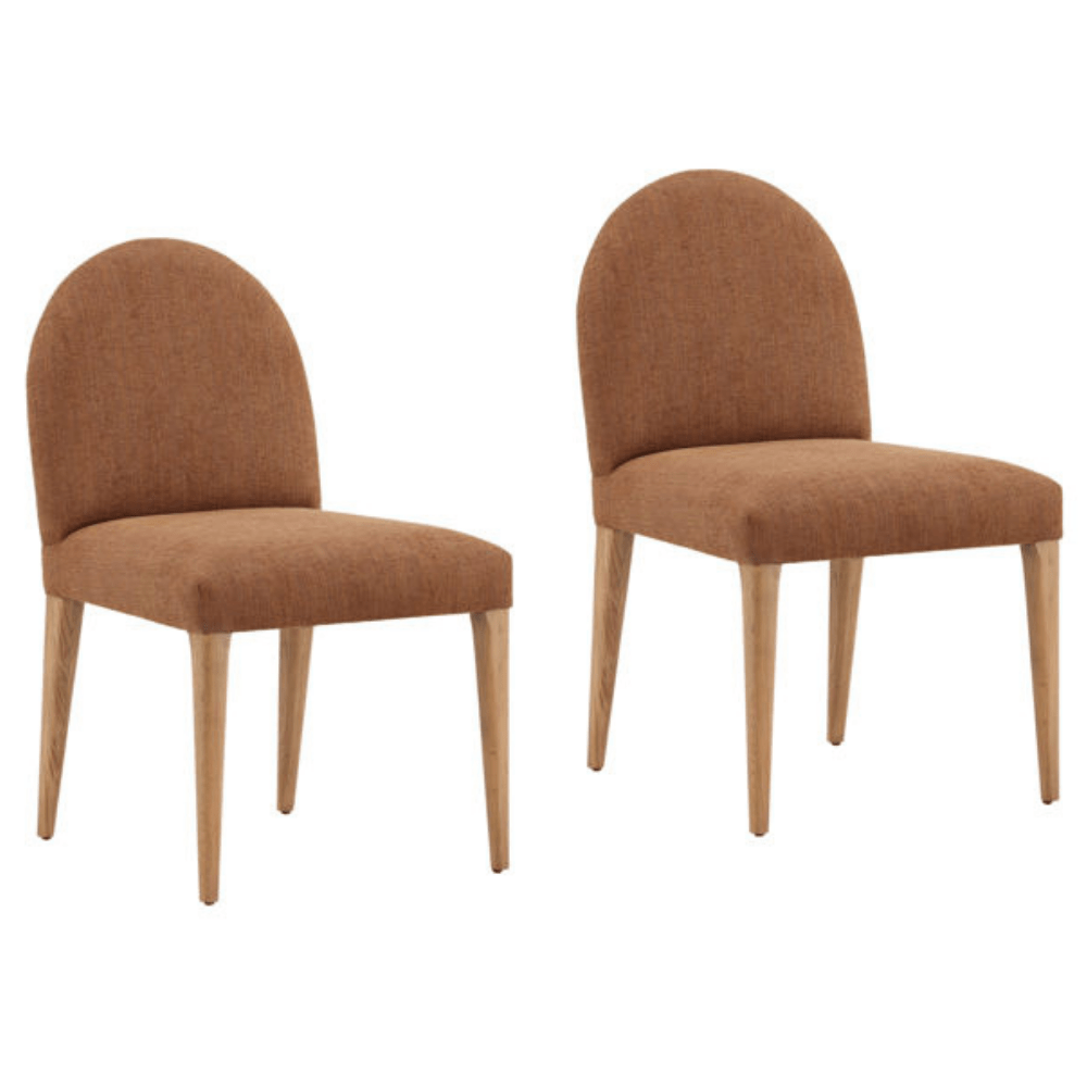 Memphis Dining Chair (Set of 2) Dining Chair DOV18032-BRWN
