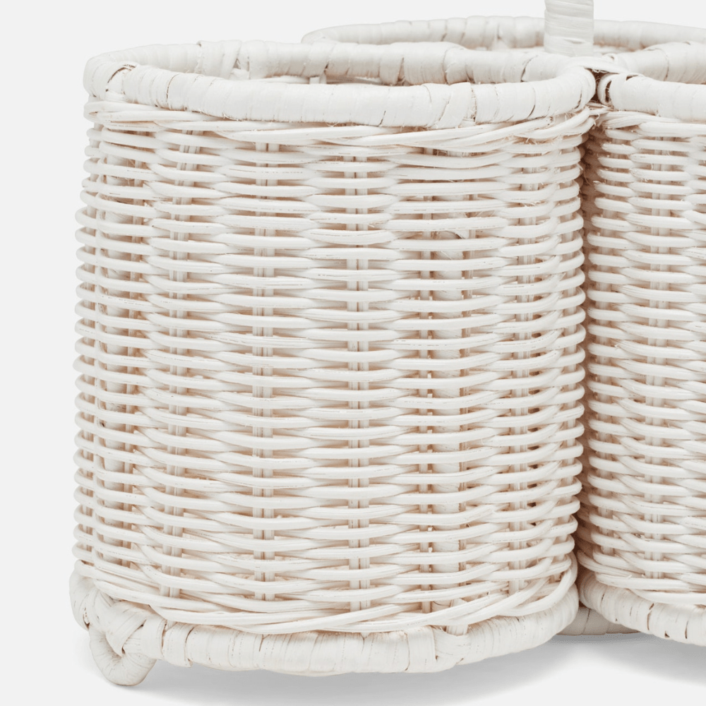 Micaela Rattan Wine Caddy Serveware