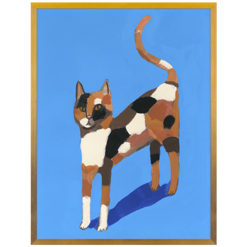 Michael Doyle Chamomile, The Bad Cat Wall Art 129794_C_18x14_Go