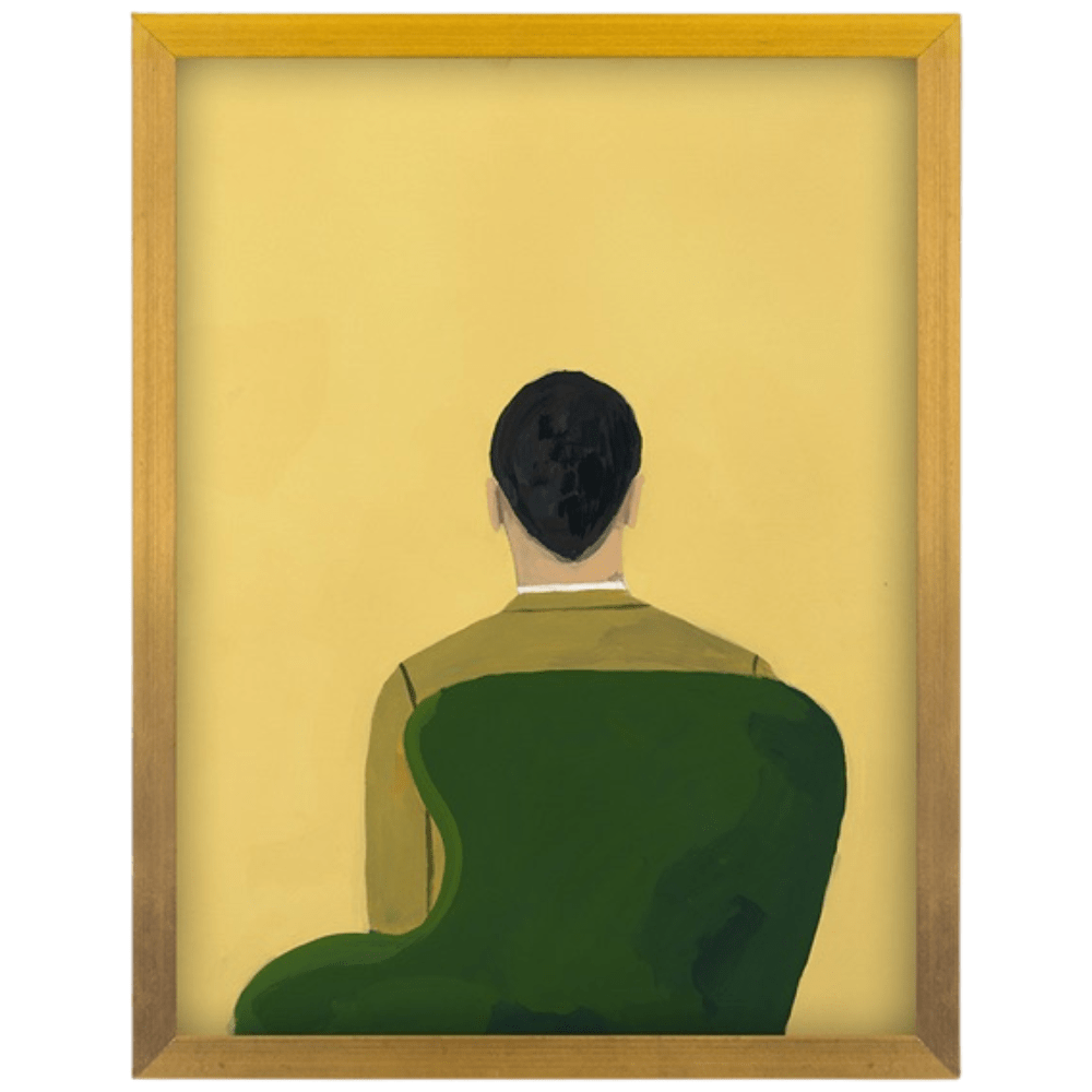 Michael Doyle Gentleman in Chair Wall Art 127623_C_18X14_Go