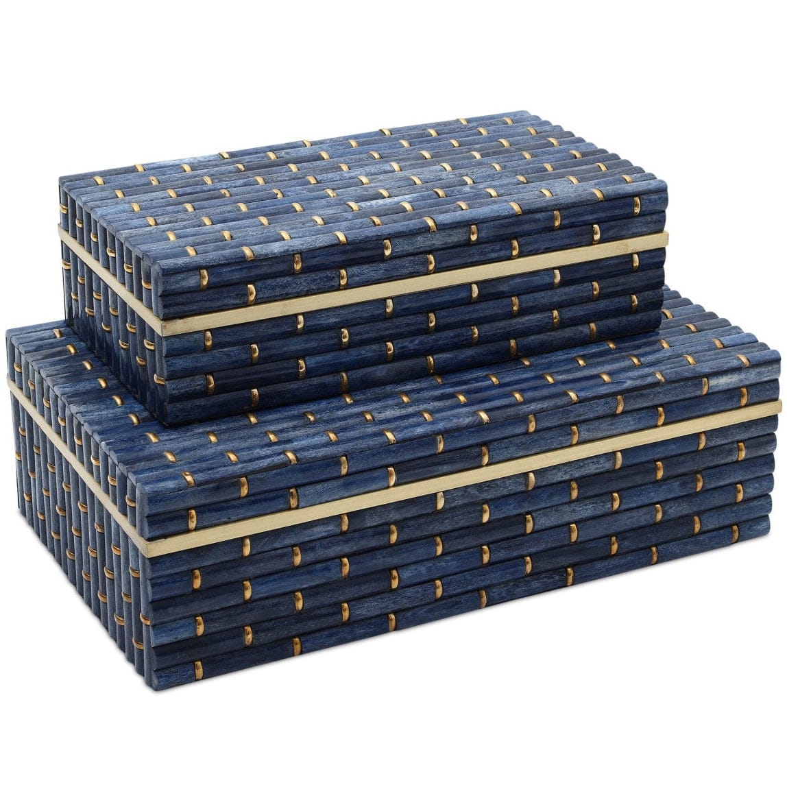 Midnight Bamboo Box (Set of 2) Boxes 1200-1060