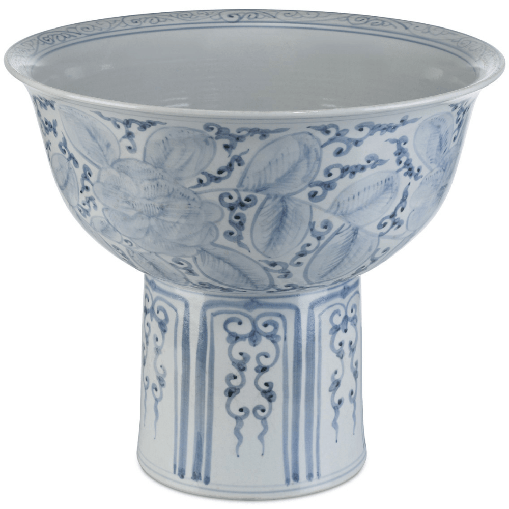 Ming Offering Pedestal Bowl Decor 1200-1003 00633306062009