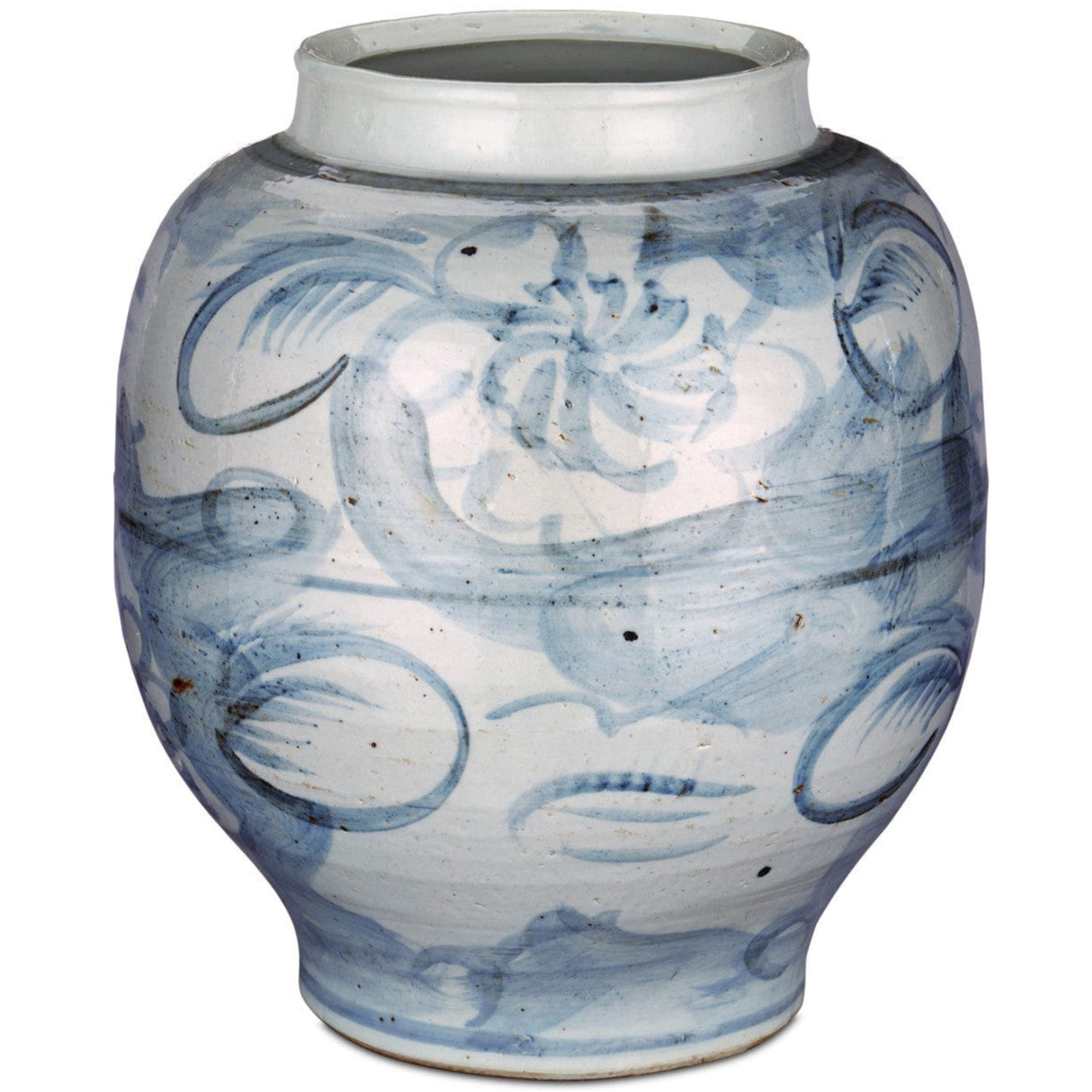Ming-Style Countryside Preserve Pot Vases 1200-0843