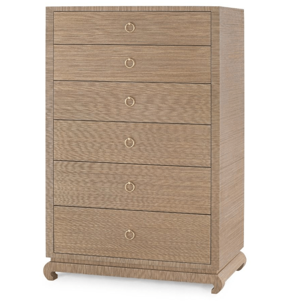 Ming Tall 6-Drawer Dresser