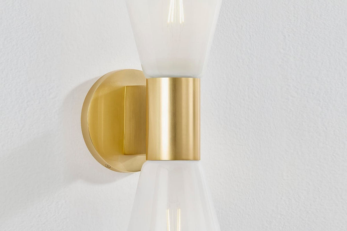 Mitzi Alma Two Light Wall Sconce Wall Sconces