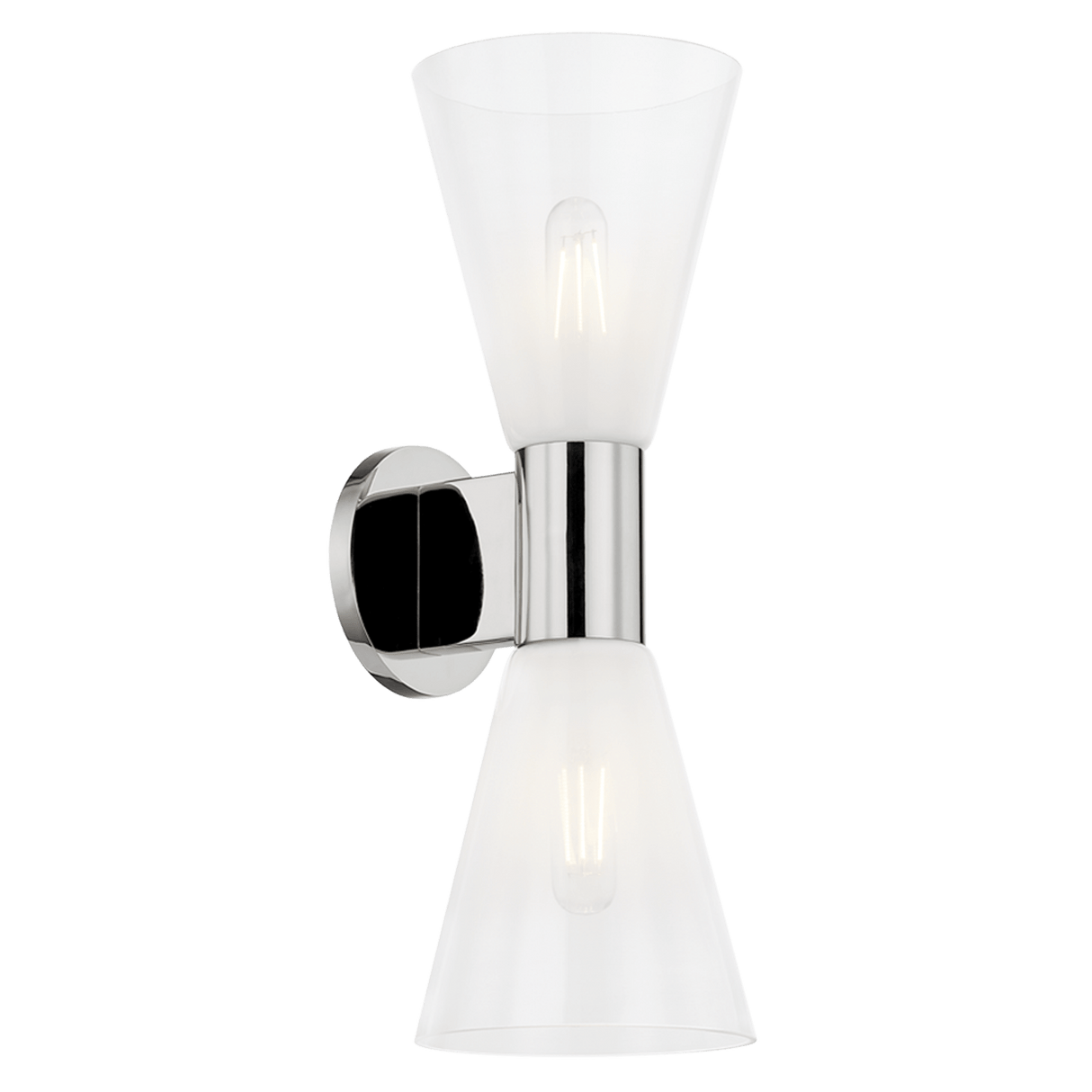 Mitzi Alma Two Light Wall Sconce Wall Sconces mitzi-H838102-PN 806134930288