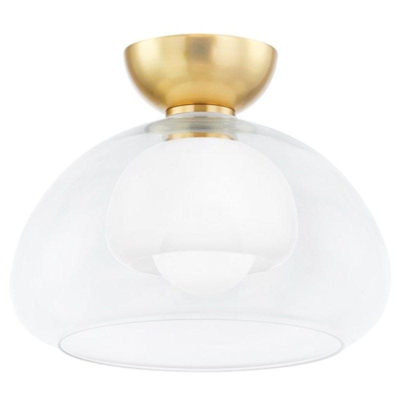 Mitzi and Home Ec. Cortney Semi Flush Mount Semi Flush Mount mitzi-H813601-AGB