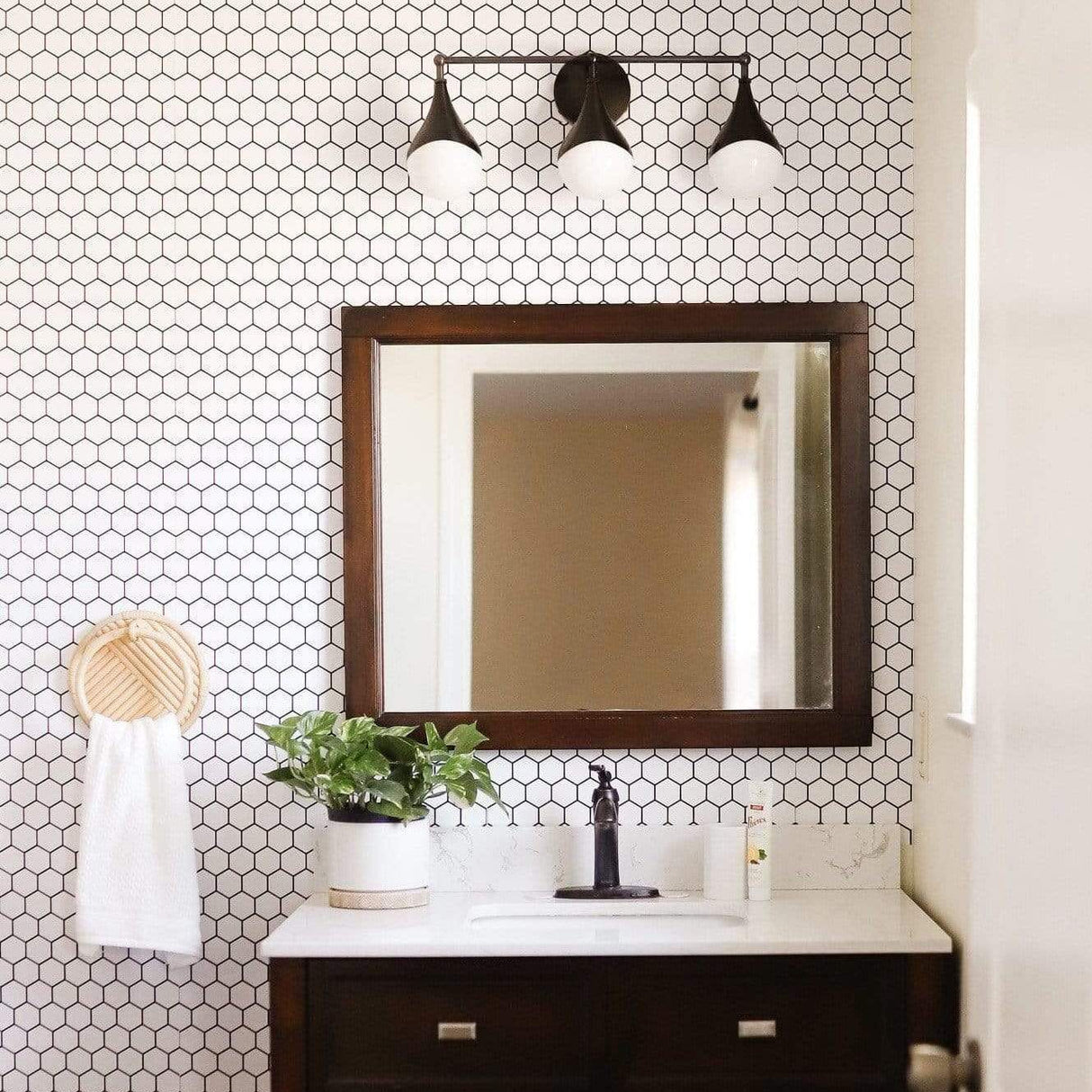 Mitzi Ariana 3 Light Vanity Sconce Wall Lighting H416303-OB-ARIANA