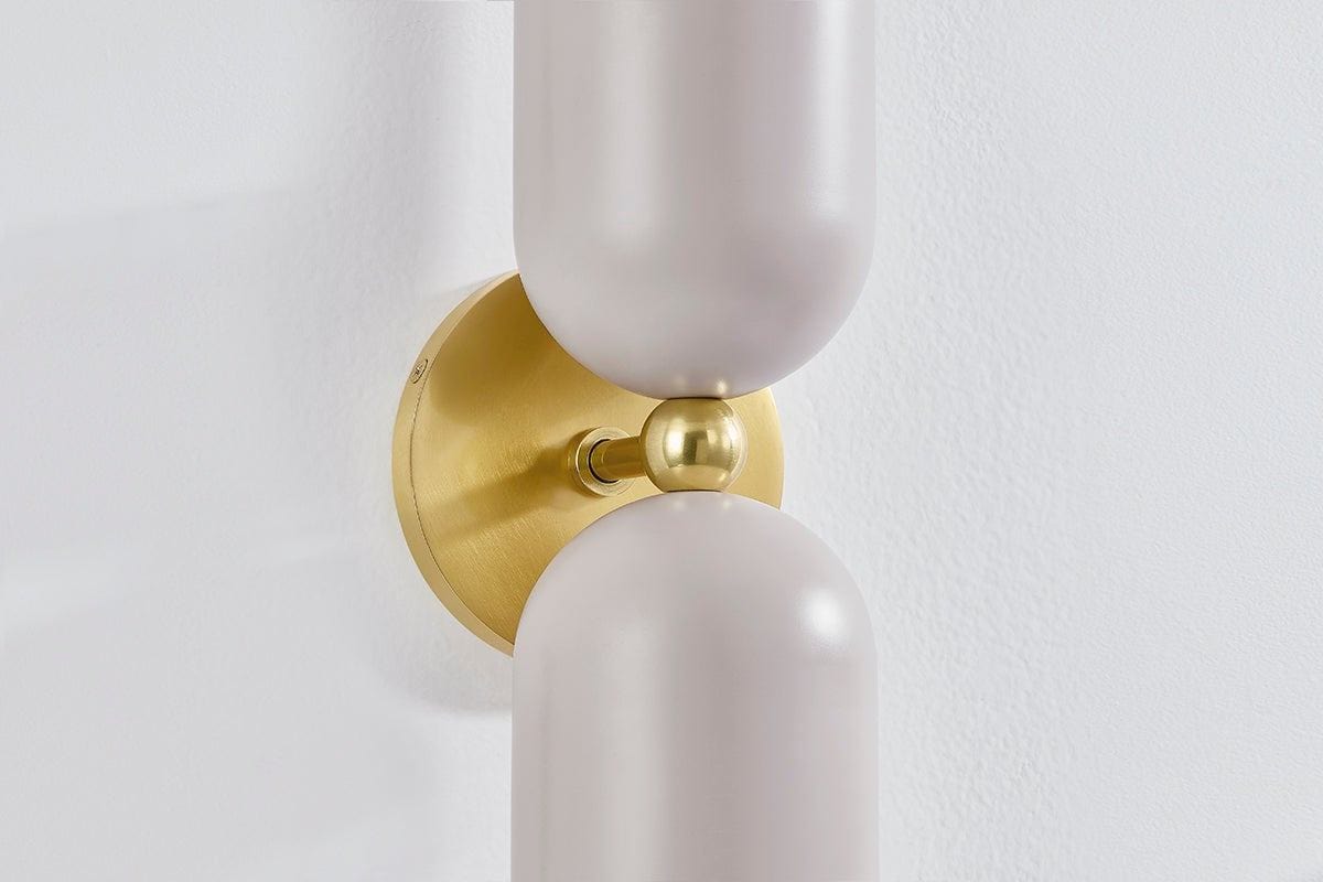 Mitzi Liba 2 Light Wall Sconce Wall Sconces mitzi-H884102-AGB/SPG 806134931094