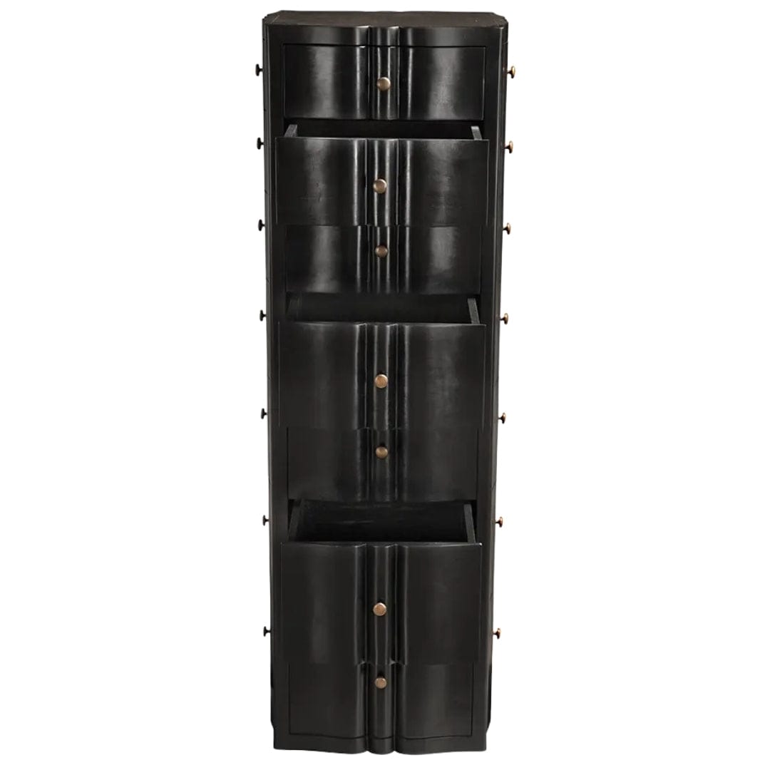 Monolith Four Sided Tower Chest Bookcases, Tall Cabinets + Shelving GDRE254HB