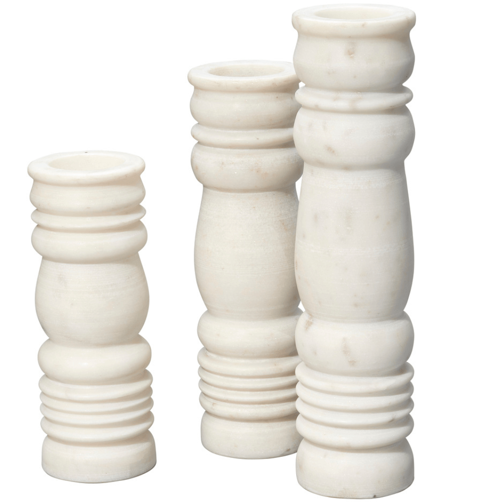 Monument Candlesticks (Set of 3) Candle Holders 7MONU-CSWH 688933036855