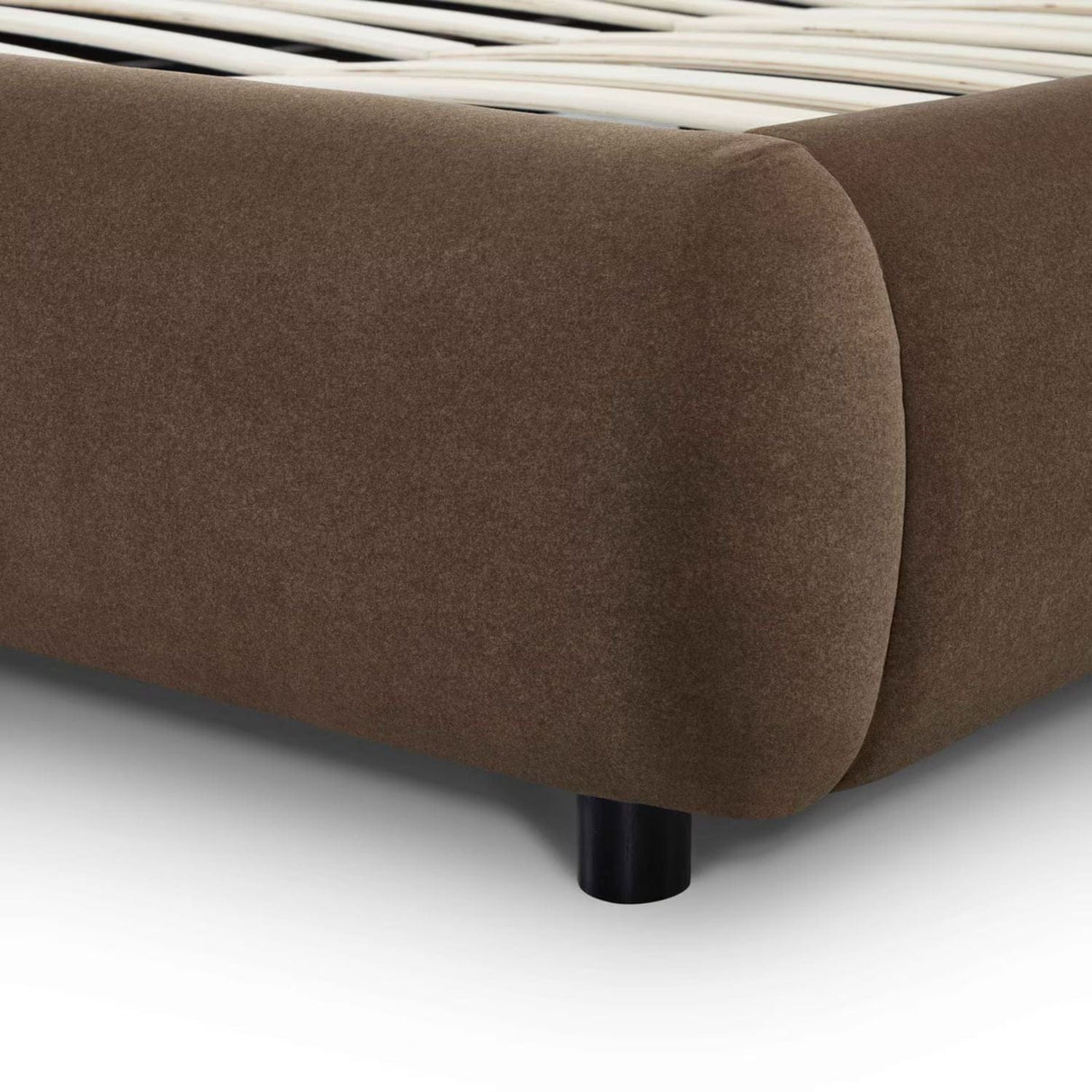 Murray Faux Mohair Velvet Bed Bed