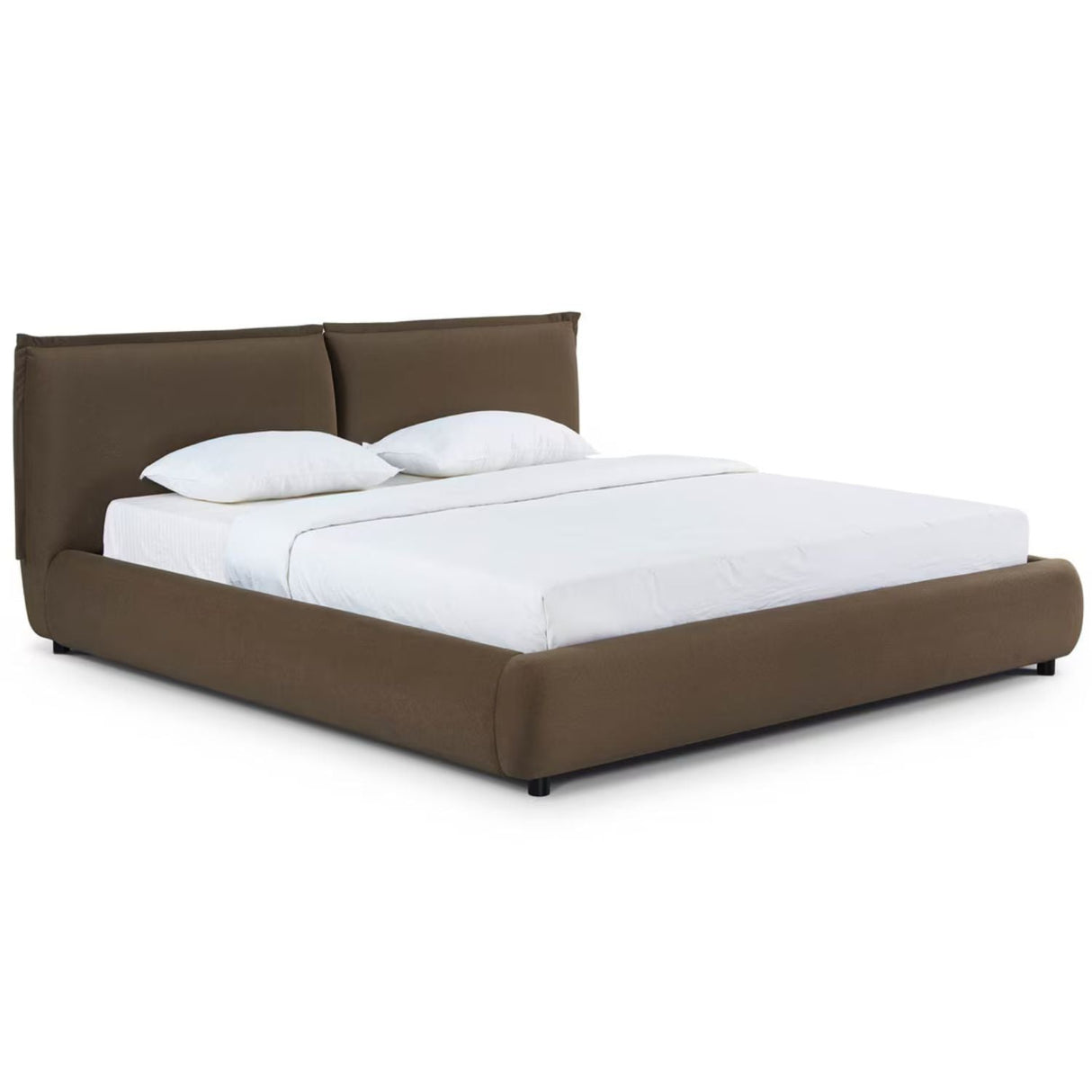 Murray Faux Mohair Velvet Bed Bed TOV-B69346