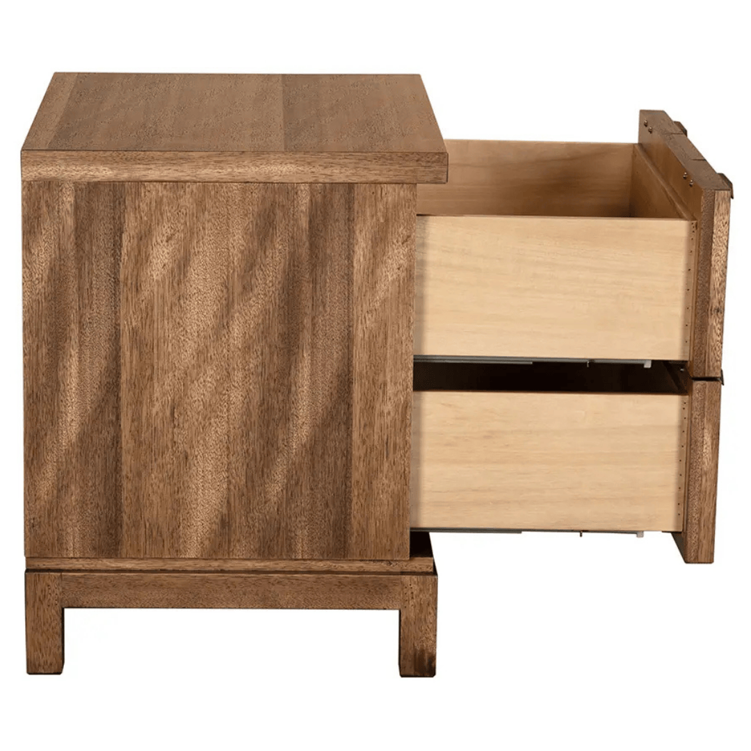 Musashi 2 Drawer Nightstands + Bedside Tables