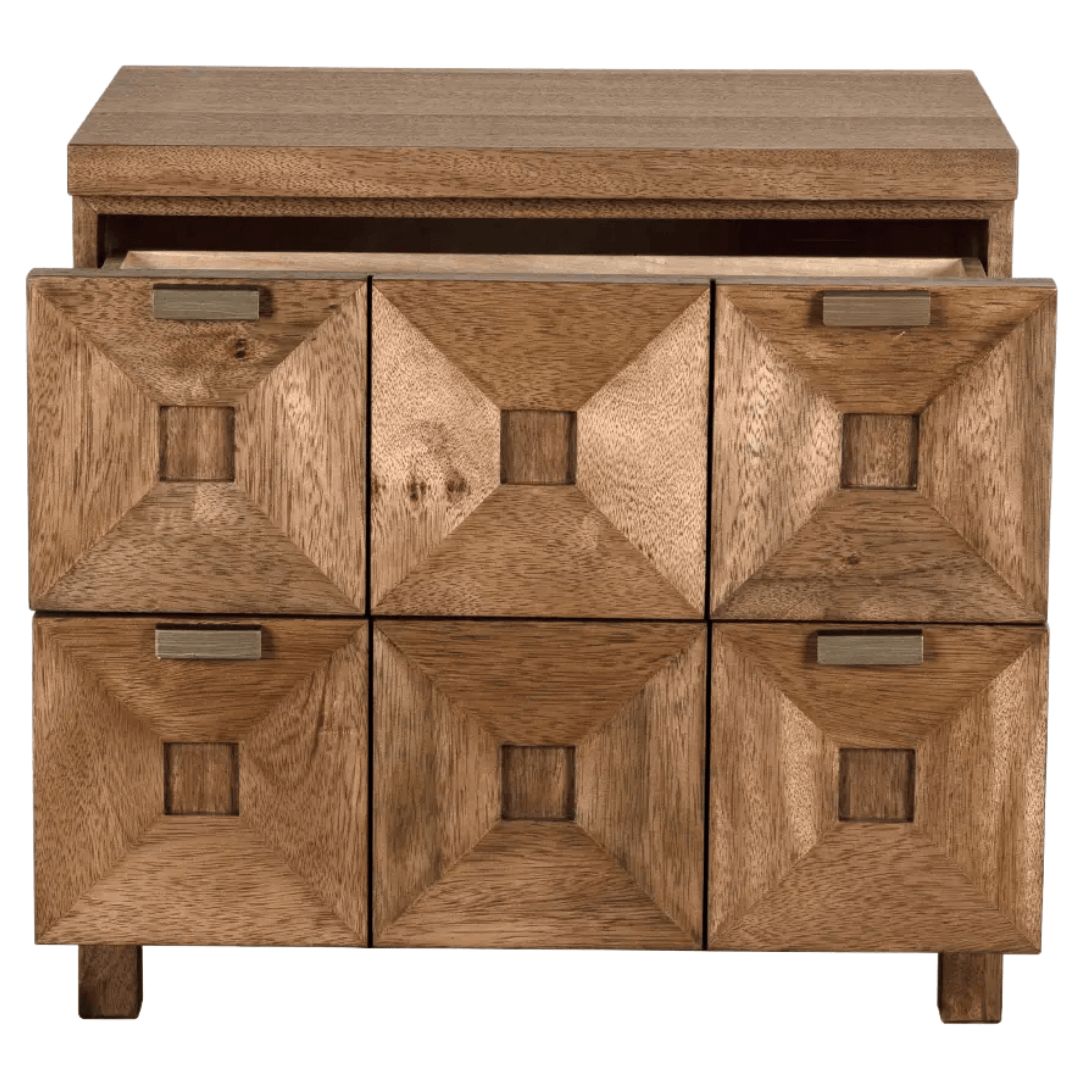 Musashi 2 Drawer Nightstands + Bedside Tables